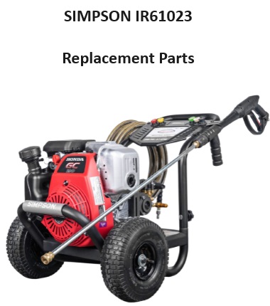IR61023 Power Washer repair parts and manual